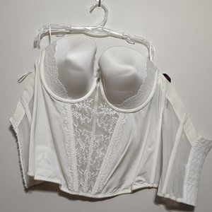 38D Lace Strapless Push Up Bustier/corset